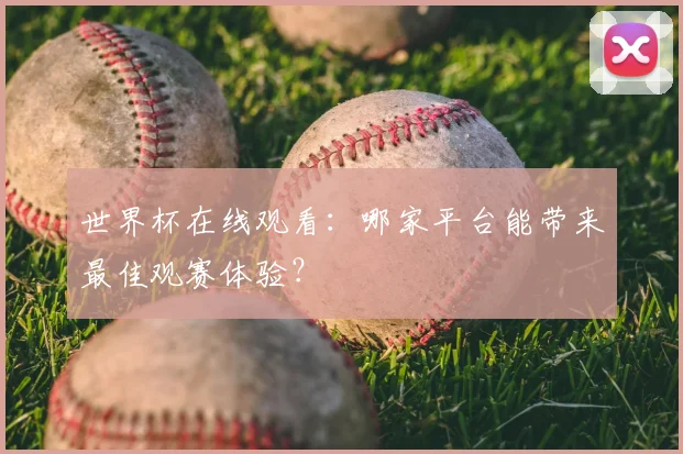 世界杯在线观看：哪家平台能带来最佳观赛体验？