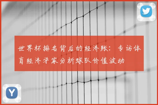 世界杯排名背后的经济账：专访体育经济学家分析球队价值波动
